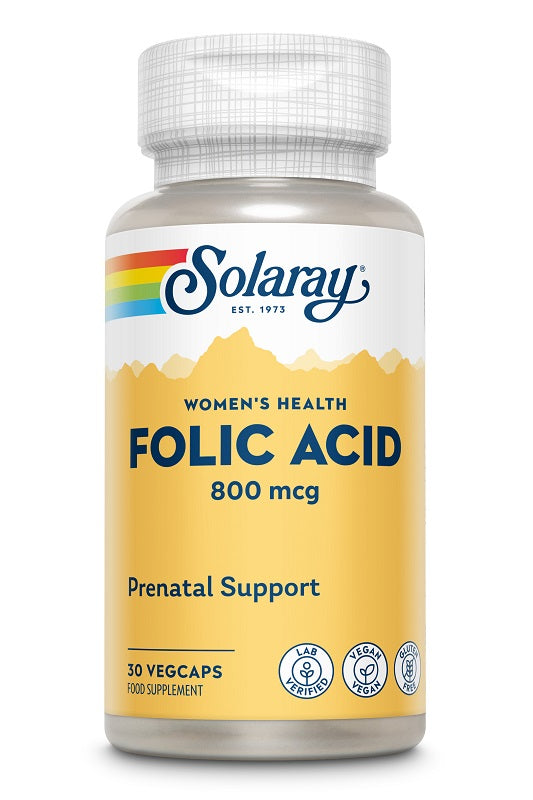 Folic acid 800mcg 30cps vegetale - Secom