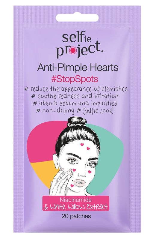 Plasturi anti-cosuri inimi 20buc - Selfie Project