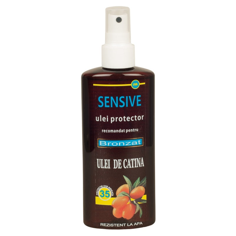 Ulei solar protector spray Sensive SPF 35 cu catina, 150ml - Sensive Plaja