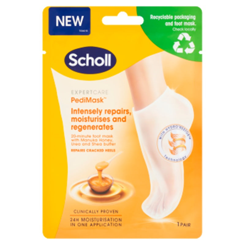 Masca soseta calcaie crapate manuka 1 pereche - Scholl