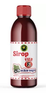 Sirop fier&coacaze negre 500ml - Hypericum
