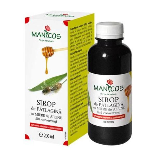 Sirop patlagina 200ml - Manicos