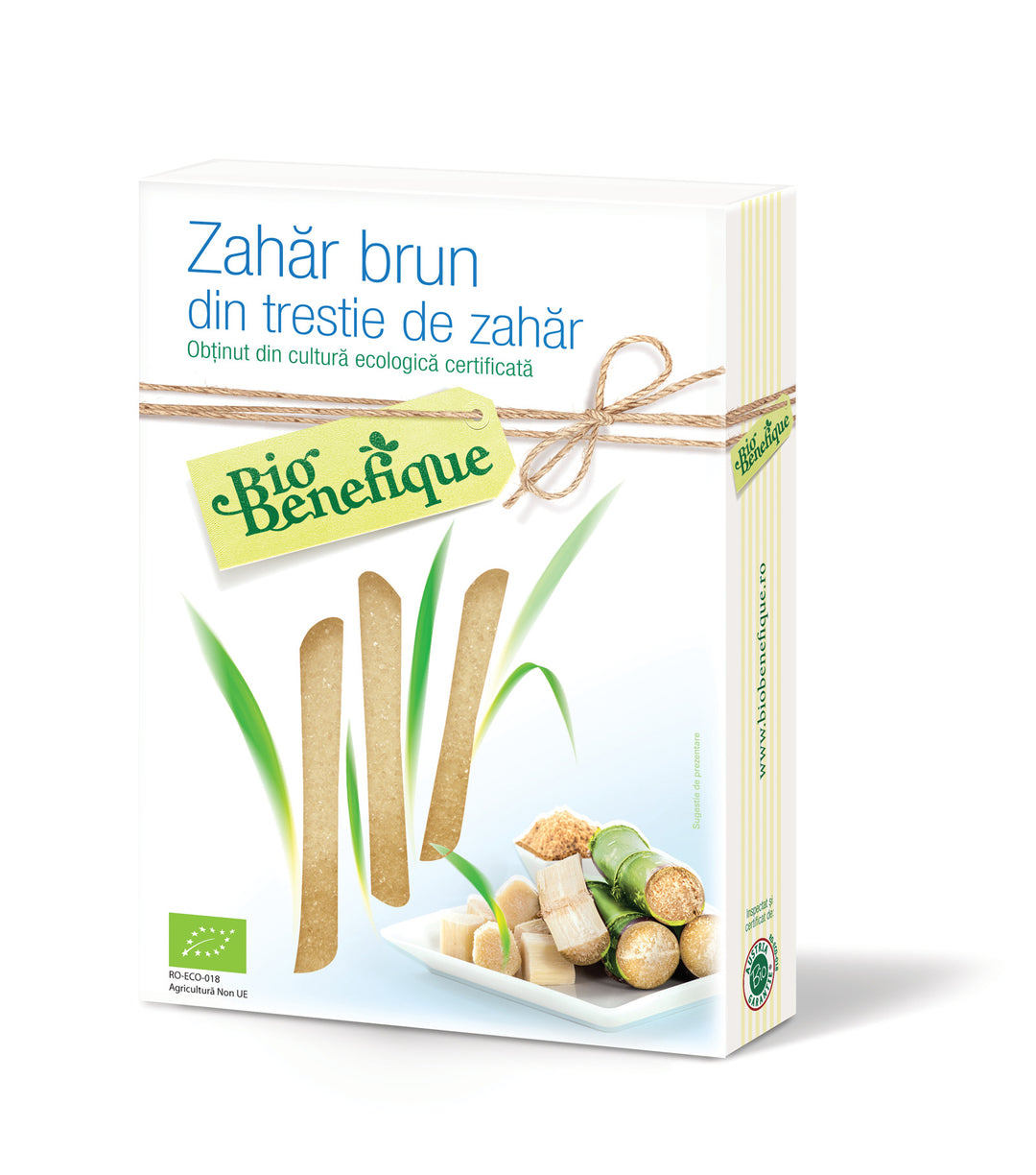 Zahar brun trestie de zahar 400gr (bio) - Sly Nutritia