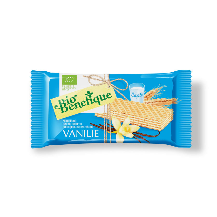 Napolitane cu crema de vanilie (Bio), 40 gr-SLYD.00018