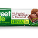 Ciocolata lapte cocos&quinoa indulcitor stevie 25gr sweet&safe - Sly Nutritia