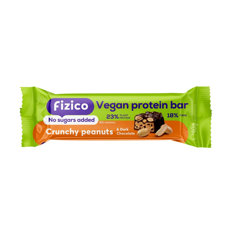 Fizico vegan baton proteic cu arahide 40gr - Sly Nutritia