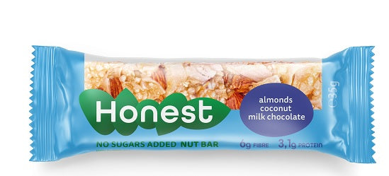 Honest baton migdale&cocos si ciocolata 35gr - Sly Nutritia