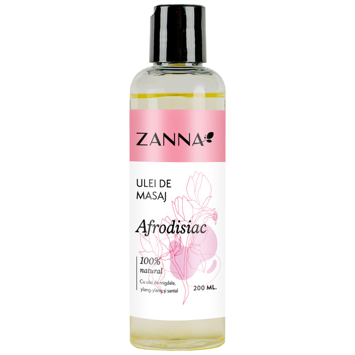 Zanna ulei masaj afrodisiac 200ml - Smart Nutraceutical