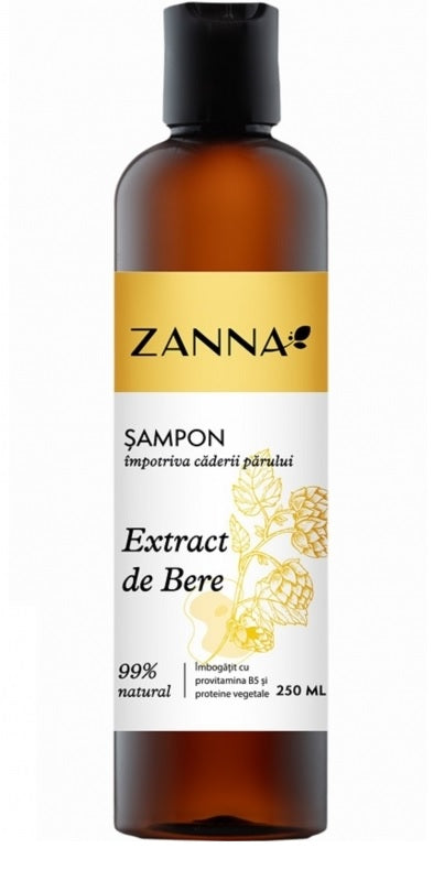 Zanna sampon imp.caderii parului extr.bere 250ml - Smart Nutraceutical