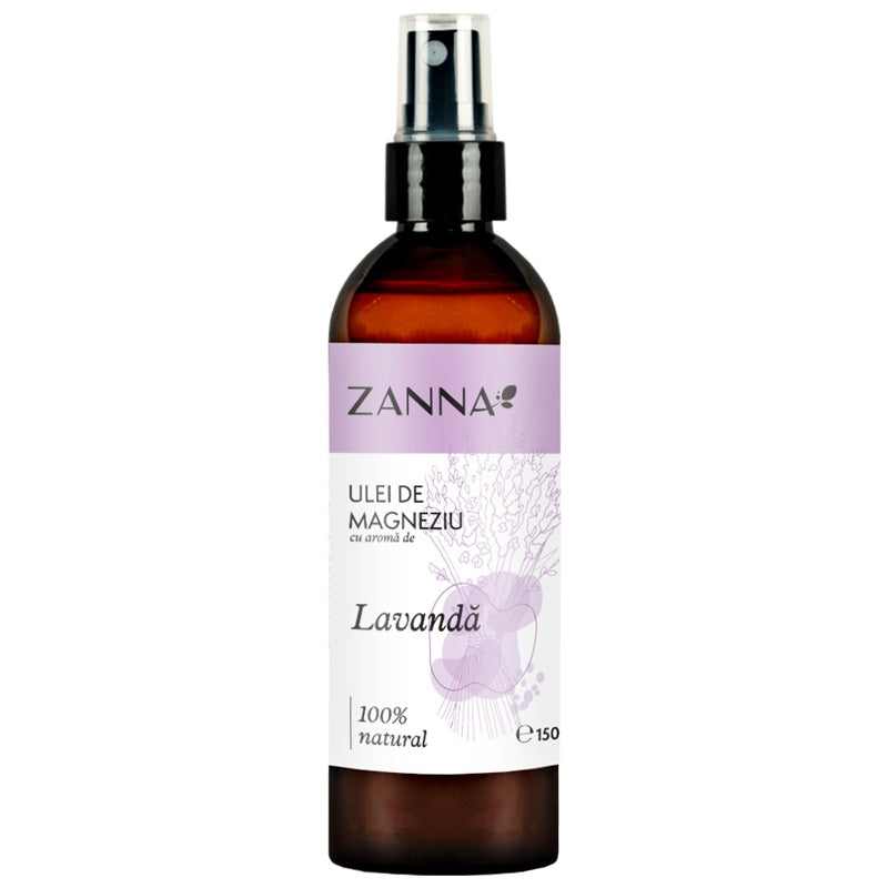 Zanna ulei de magneziu aroma lavanda spray 150ml - Smart Nutraceutical