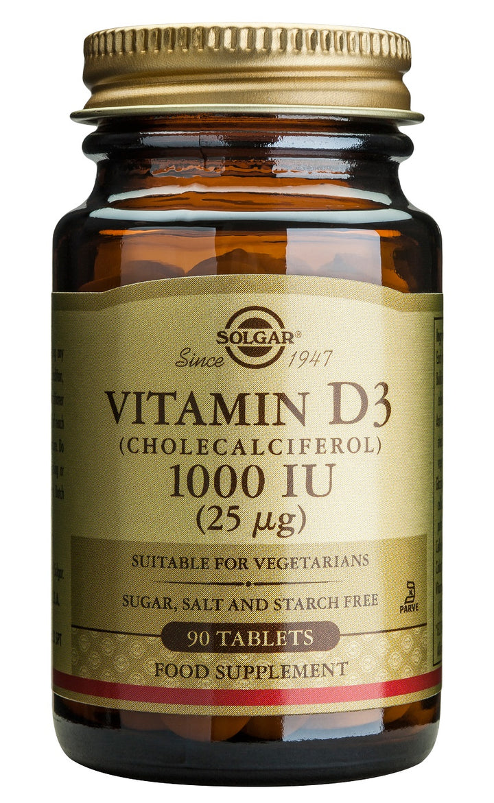 Vitamina D3 1000 UI (25 mcg), 90 comprimate-SOLG.00000