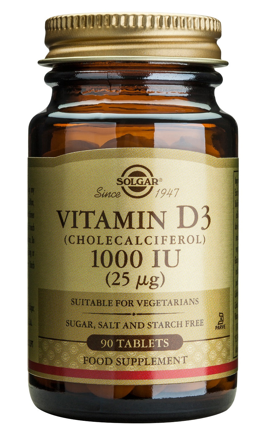 Vitamina D3 1000 UI (25 mcg), 90 comprimate-SOLG.00000