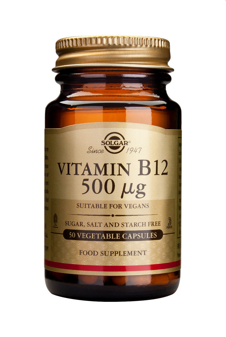 Vitamina B12 500 mcg, 50 capsule-SOLG.00001