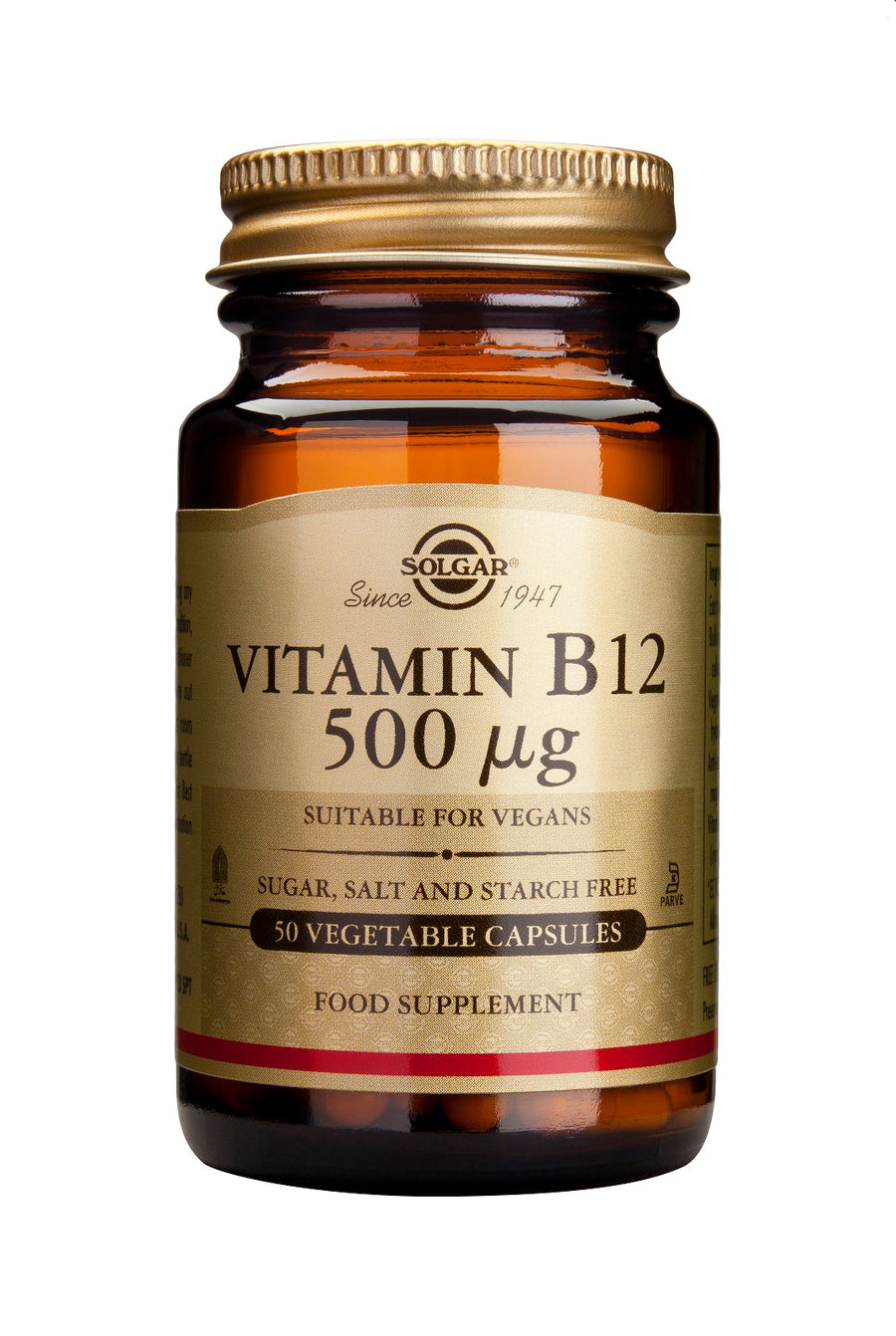 Vitamina B12 500 mcg, 50 capsule-SOLG.00001