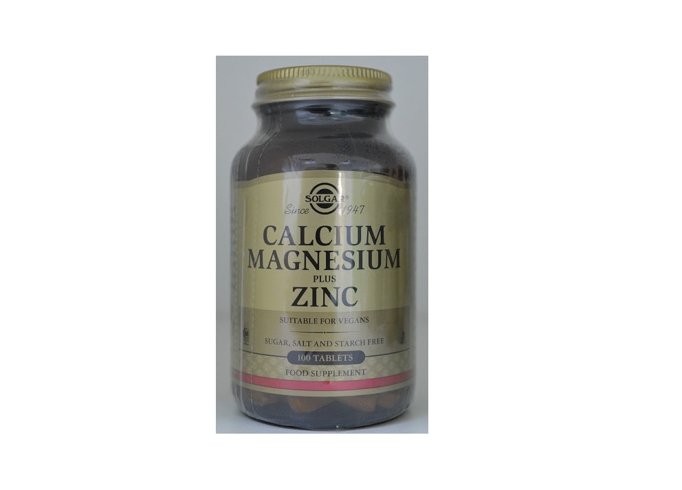 Calciu,magneziu&zinc 100cpr - Solgar