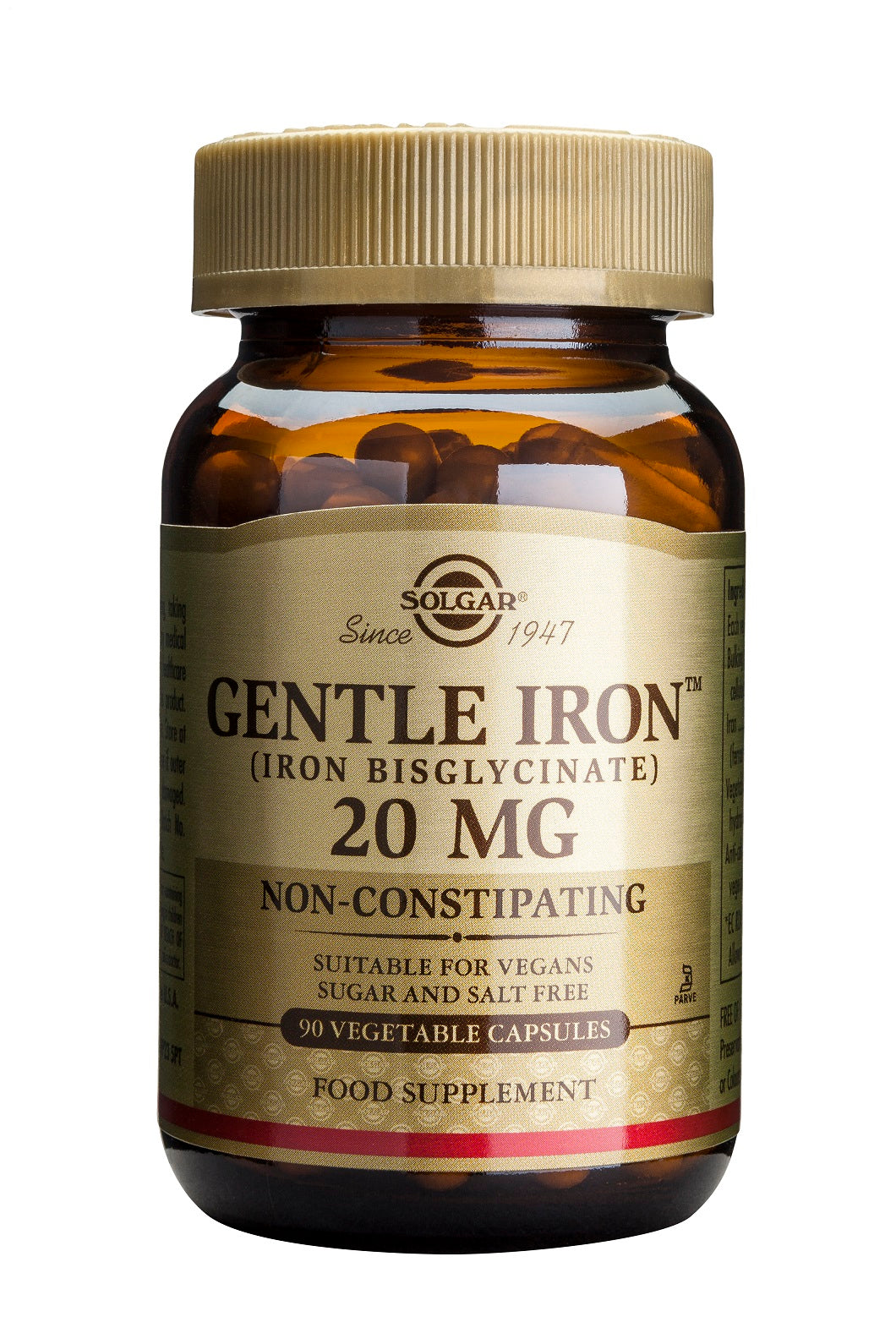 Gentle Iron 20 mg, 90 capsule-SOLG.00015