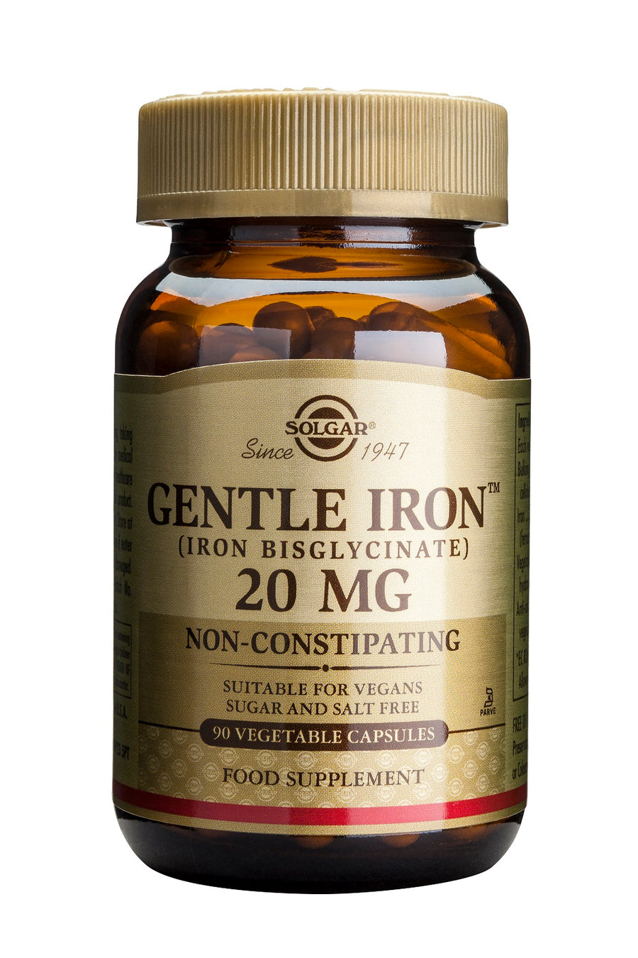 Gentle Iron 20 mg, 90 capsule-SOLG.00015