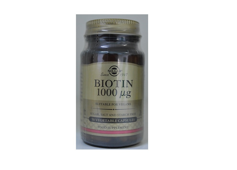 Biotina 1000mcg 50cps - Solgar