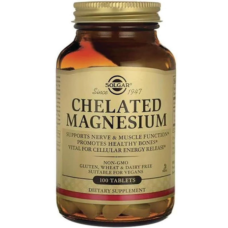 Chelated magnesium 100mg 100cpr - Solgar