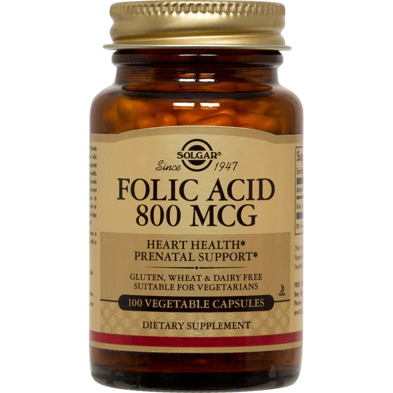 Acid folic 800mcg 100cpr - Solgar