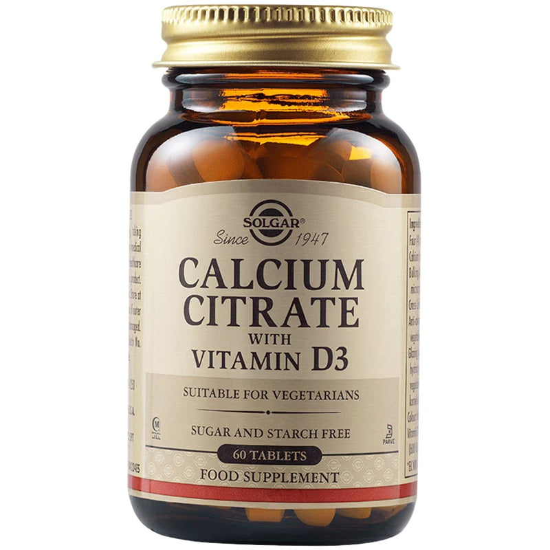 Calcium citrate 250mg+vit.d3 60cpr - Solgar