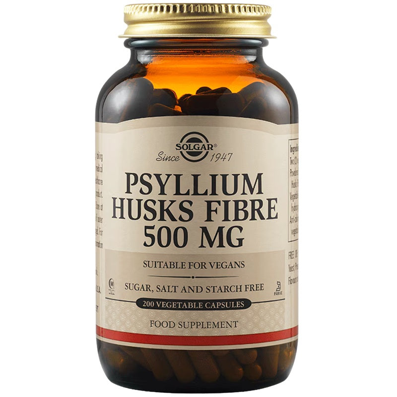 Psyllium husks fibre 500mg 200cps - Solgar