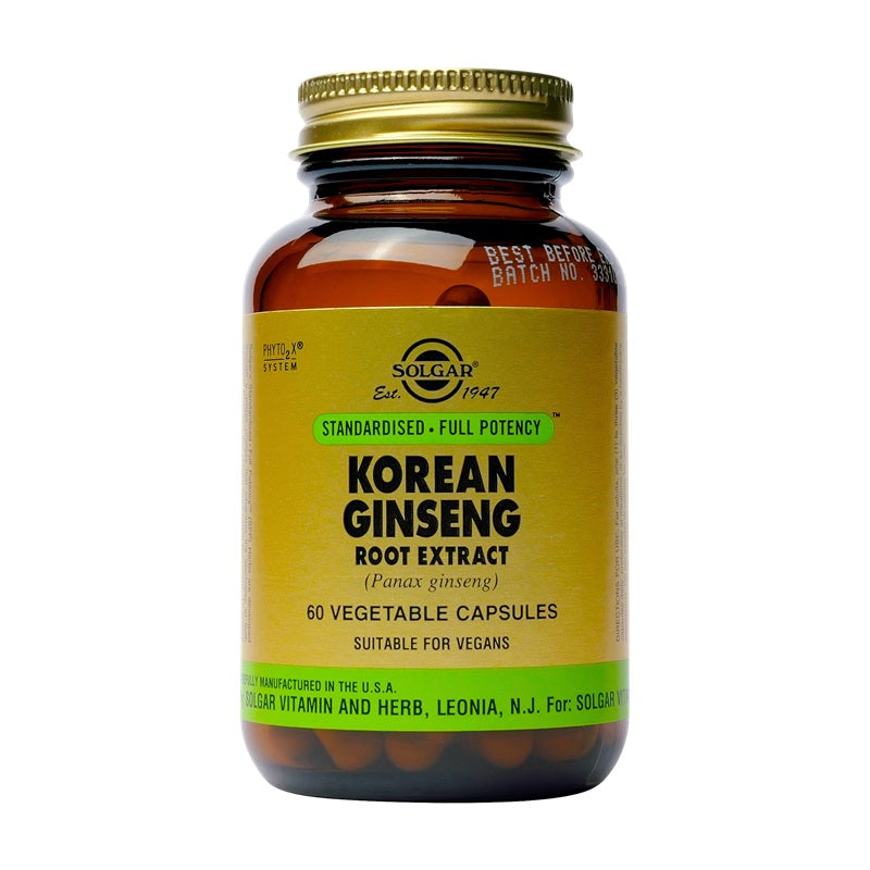Korean ginseng root extract 60cps - Solgar