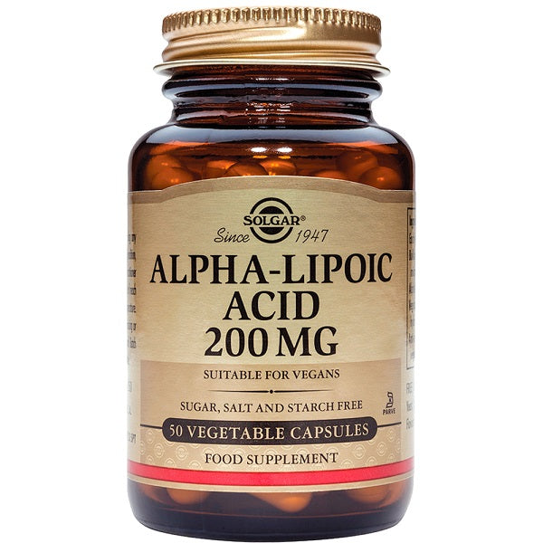 Alpha-lipoic acid 200mg 50cps vegetale - Solgar
