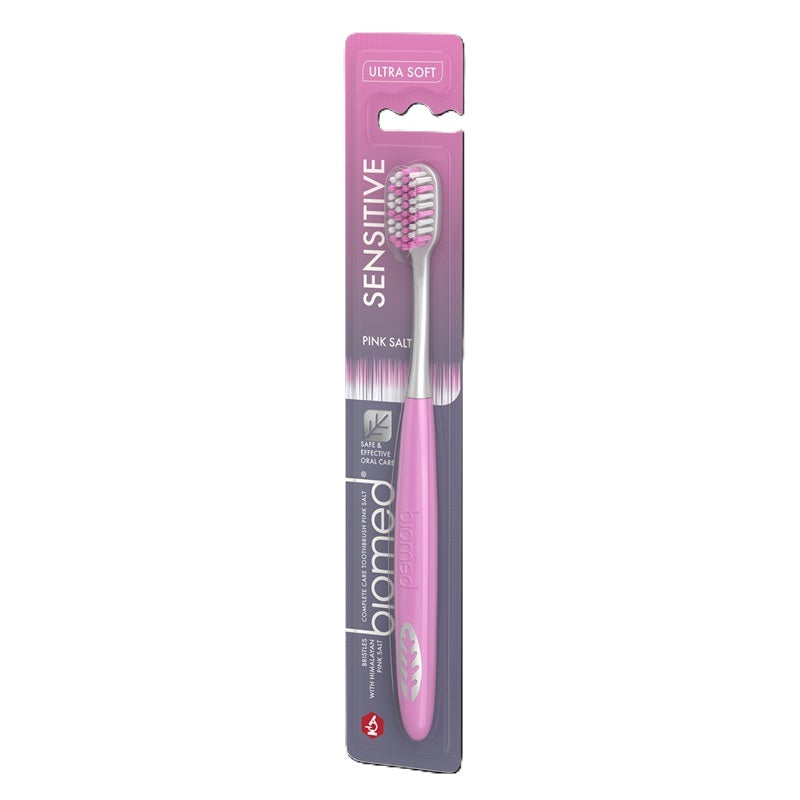 Periuță de Dinți Biomed Pink Salt, Soft/Moale - BIOMED