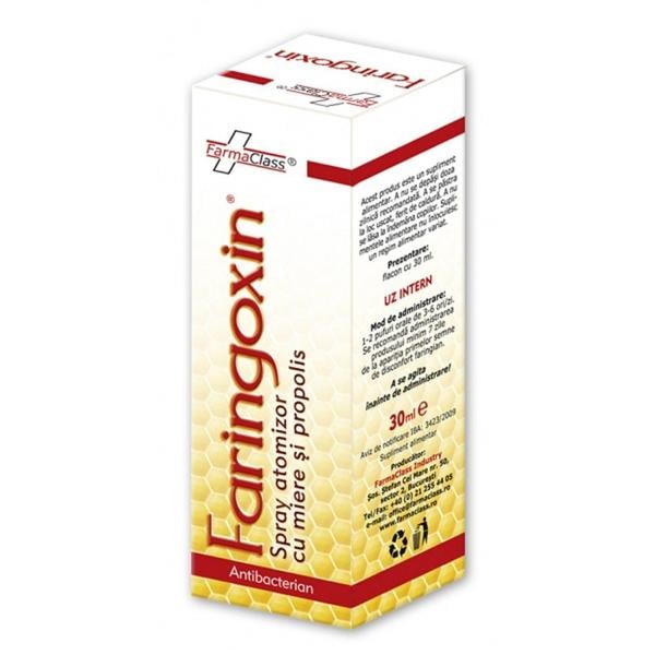 Faringoxin spray miere&prop.30ml - Farma Class