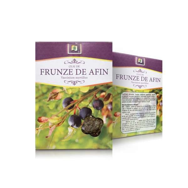 Ceai de afin frunze 50gr - Stef Mar