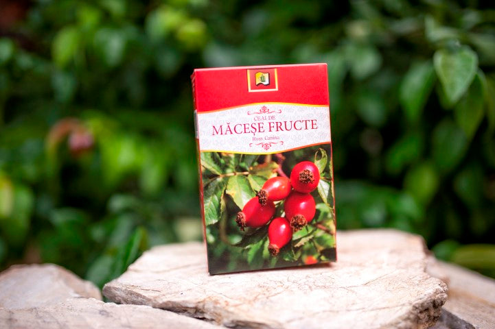 Ceai de macese fructe 50gr - Stef Mar