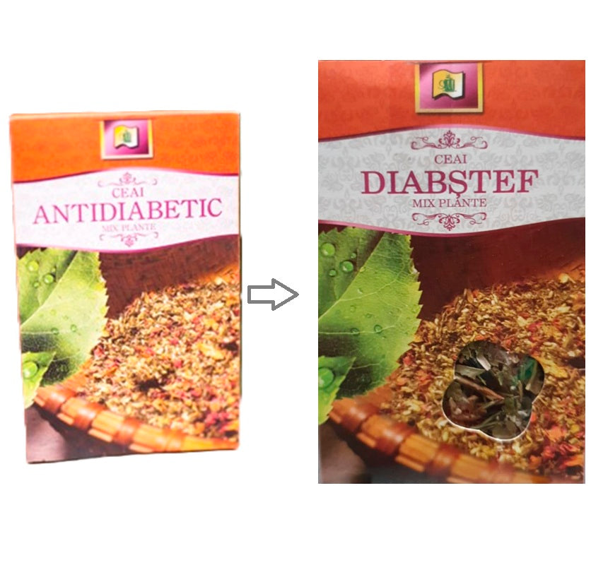 Ceai antidiabetic 50gr - Stef Mar