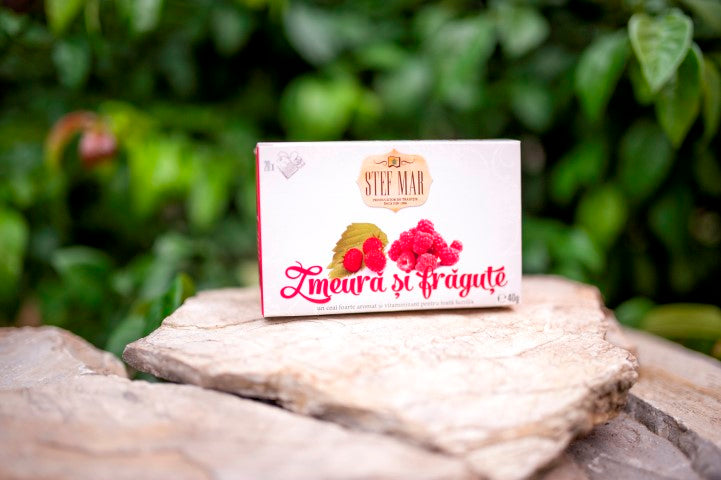 Ceai de zmeura si fragute premium 2gr*20dz - Stef Mar