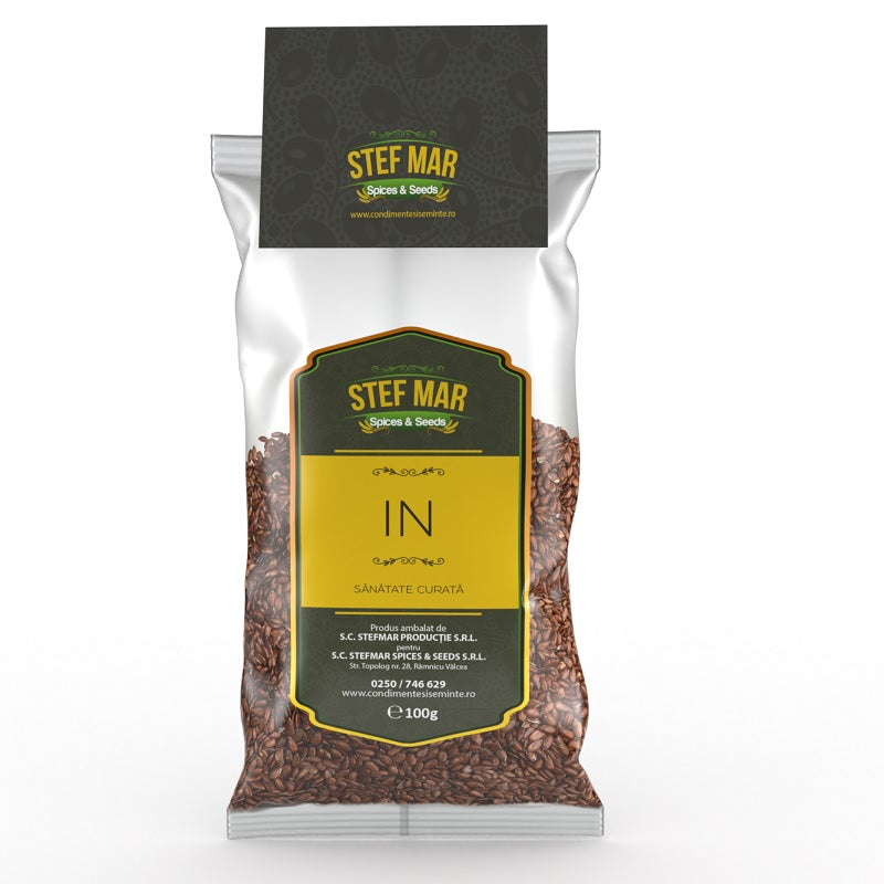 Seminte de in, 100 gr-STMR.00201