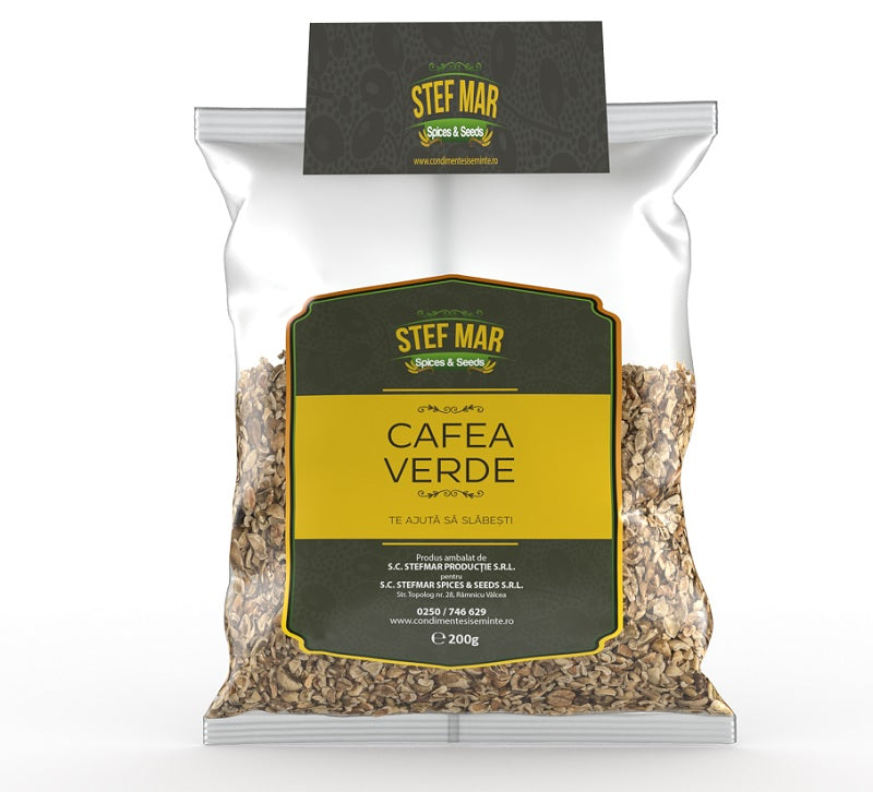 Cafea verde maruntita 200gr - Stef Mar Ss