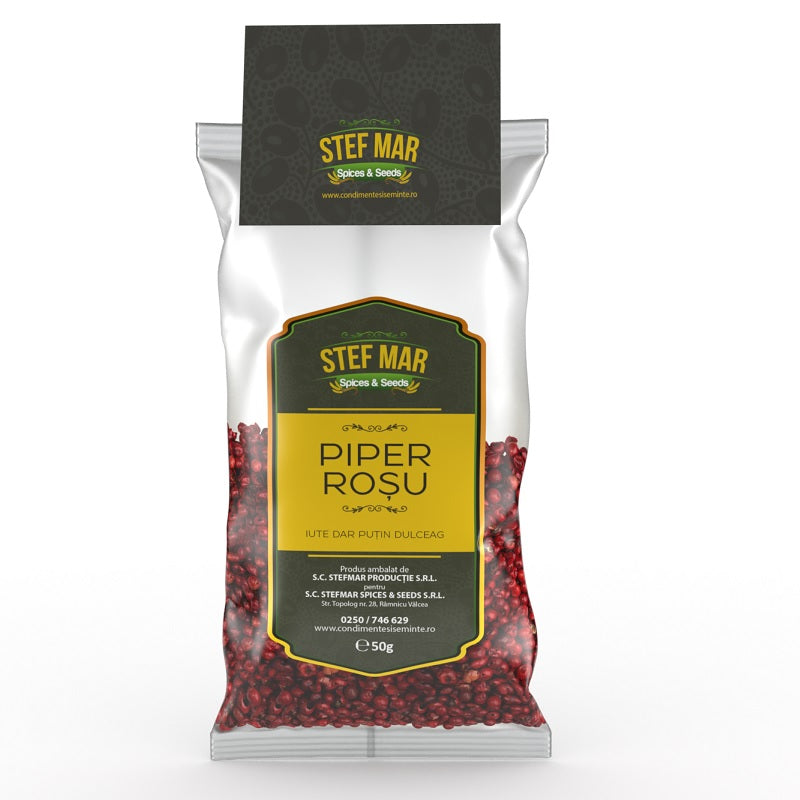 Piper rosu boabe 50gr - Stef Mar Ss