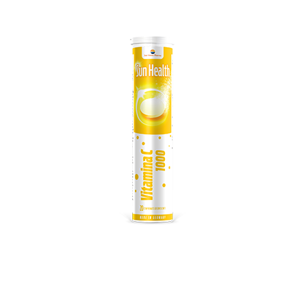 Sun health vitamina c 1000 20cpr efervescente - Sunwave Pharma