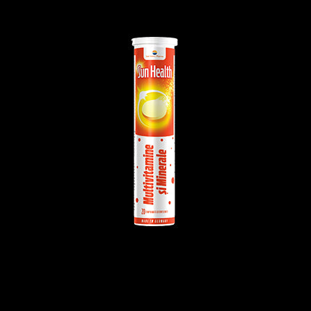 Sun Health Multivitamine & Minerale, 20 comprimate efervescente-SUNM.00162