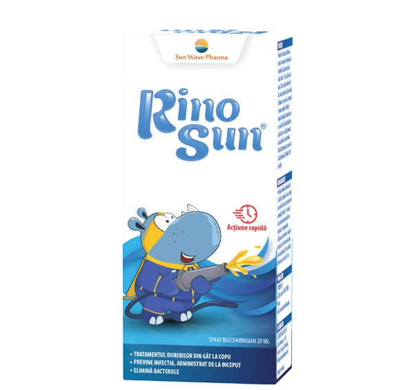 Rinosun copii spray bucofaringian 20ml - Sunwave Pharma