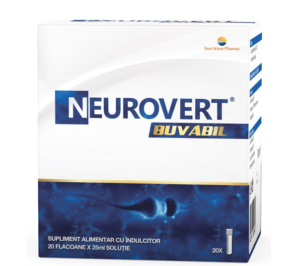 Neurovert Buvabil, 25 ml × 20 flacoane-SUNM.00267