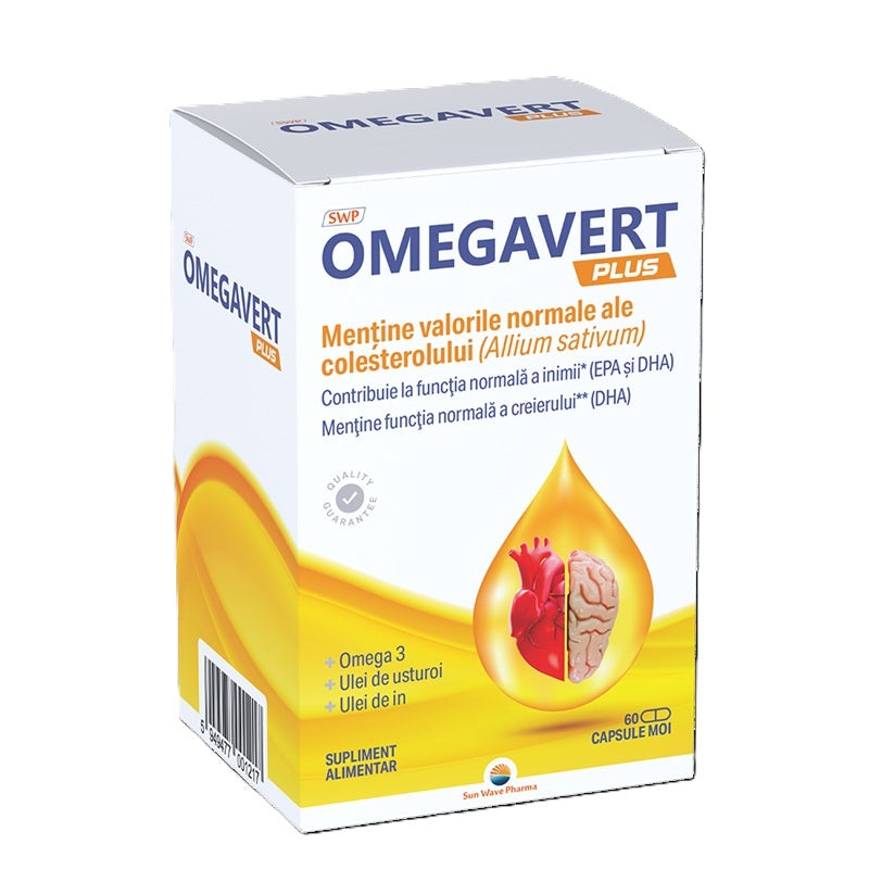 Omegavert plus 60cps moi - Sunwave Pharma