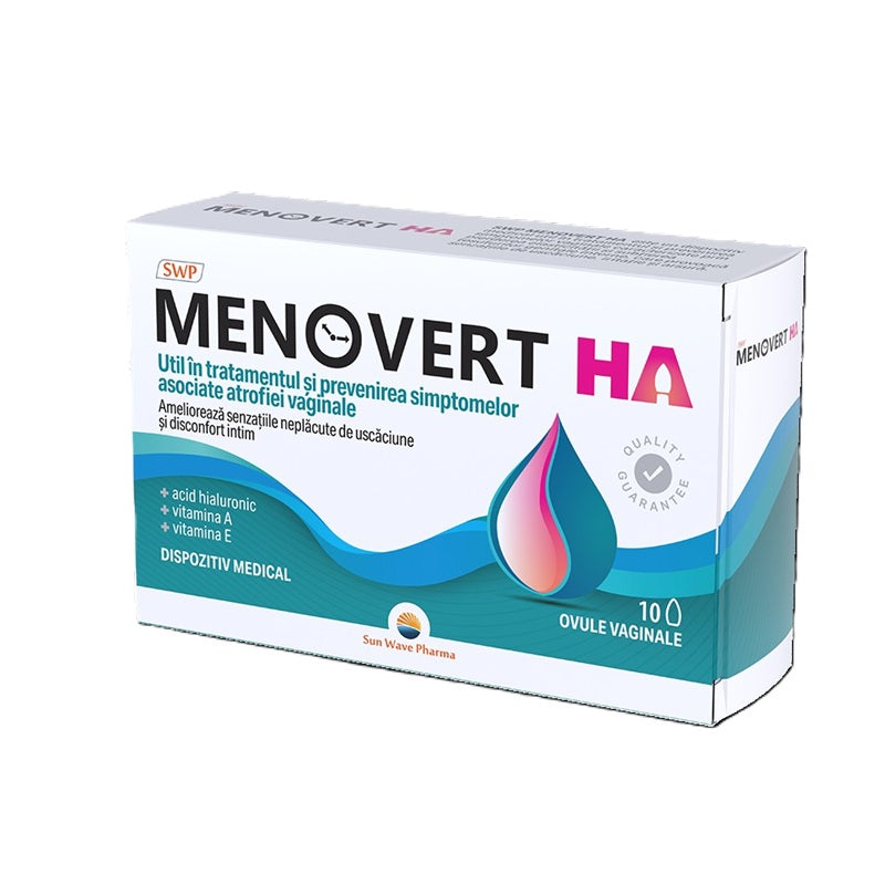 Menovert ha ovule vaginale 10buc - Sunwave Pharma