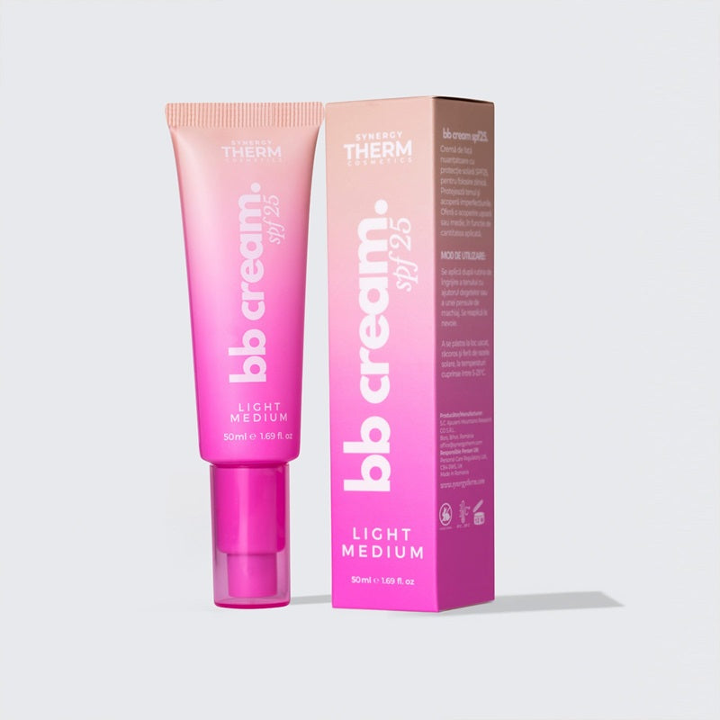 Crema de fata coloranta SPF25 BB Cream Light Medium, 50 ml -SYNG.00025