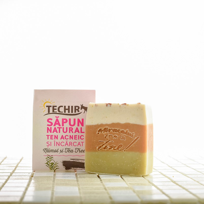 Sapun pentru ten acneic si incarcat, 120 gr ±10 gr-TECH.00003