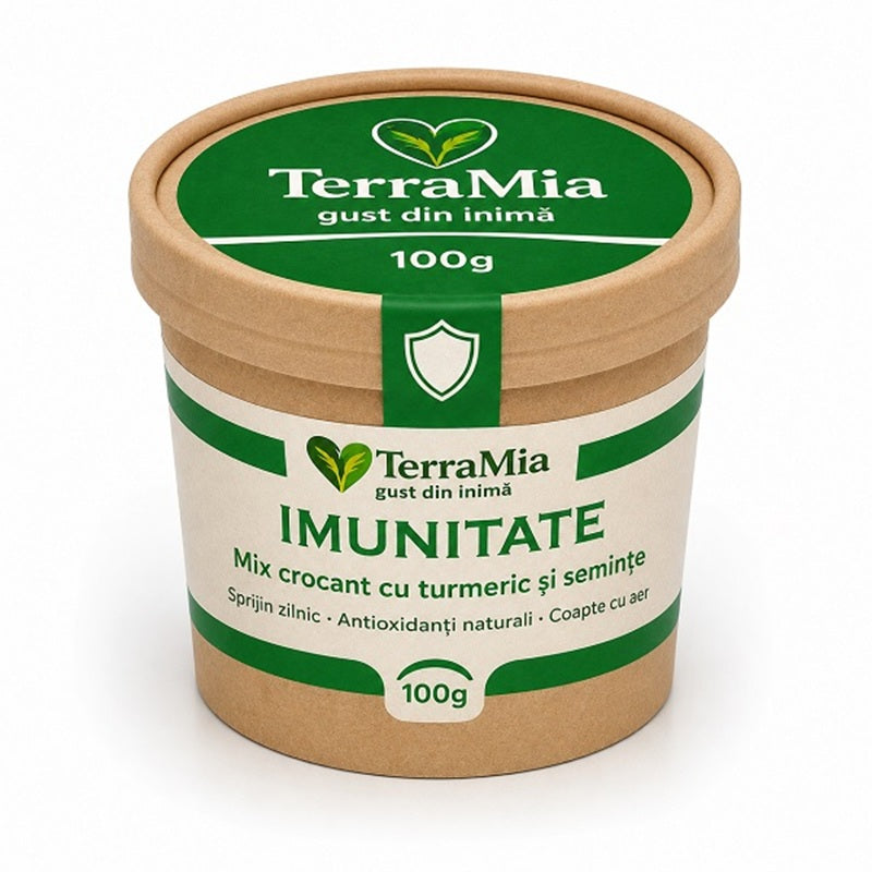 Cereale Bio Imunitate cu Turmeric si Seminte TerraMia 100g – Panero