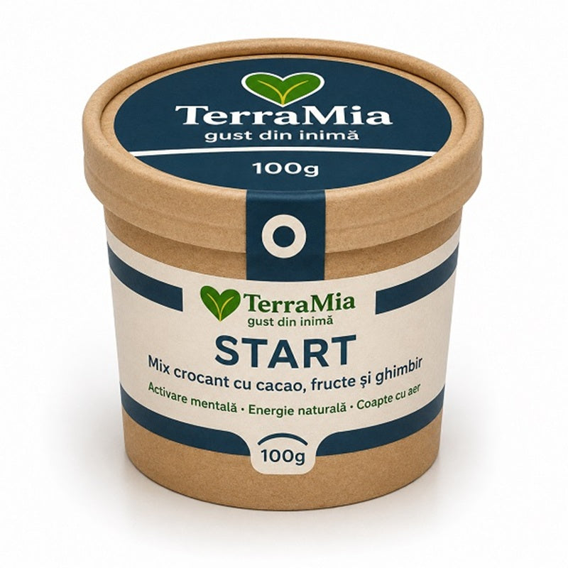 Cereale Bio Start cu Cacao, Fructe si Ghimbir TerraMia 100g - Panero