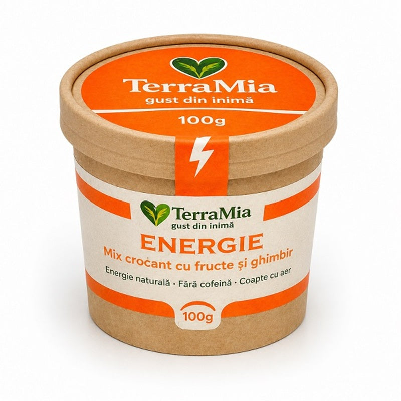 Cereale TerraMia Energie cu fructe si ghimbir 100 g - Panero