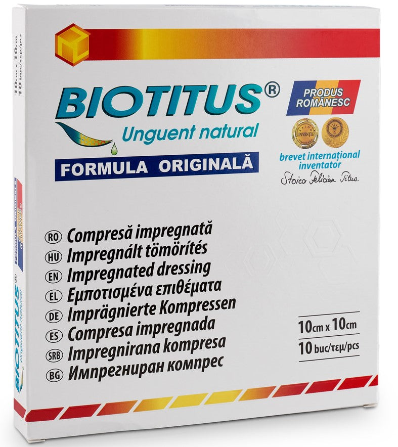 Biotitus, comprese impregnate 10 cm × 10 cm, 10 bucati/cutie-TIAM.00001