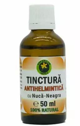 Tinctura antihelmintica cu nuca neagra 50ml - Hypericum